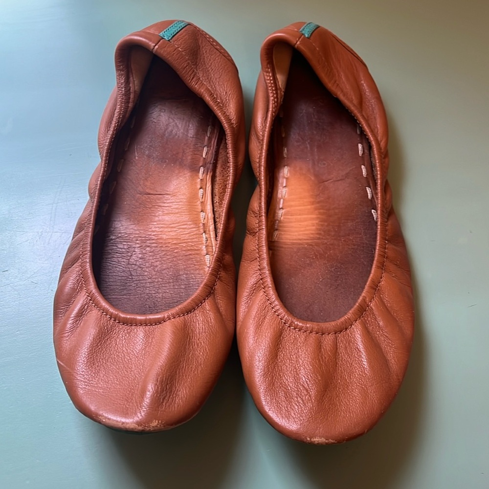 Tieks Chestnut flats